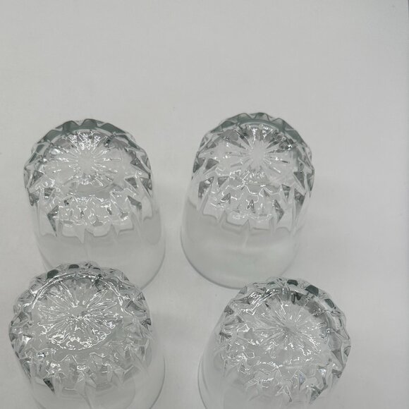 4 Cristal D'Arques Durand Diamont Old Fashioned Glassware Tumblers 3 3/4" - Picture 4 of 4